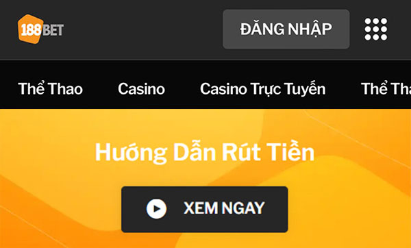 Rút tiền 188bet